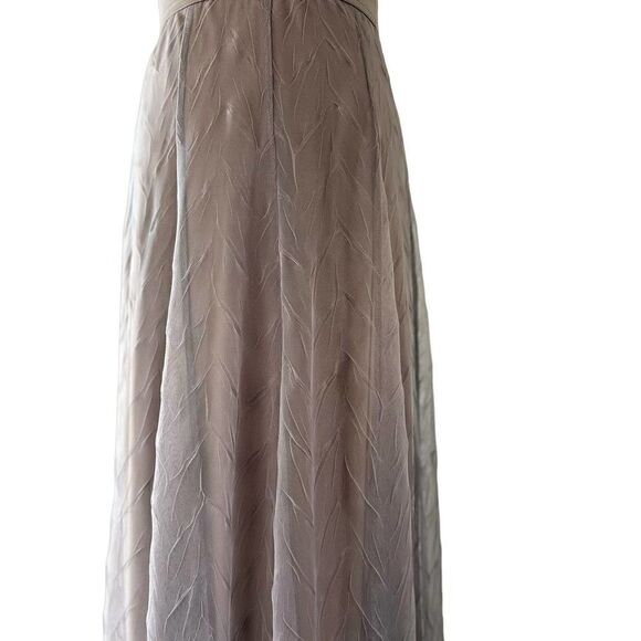 NIC + ZOE NWT MAXI ZIG ZAG TULLE SKIRT SIZE SMALL TAUPE - Picture 3 of 11
